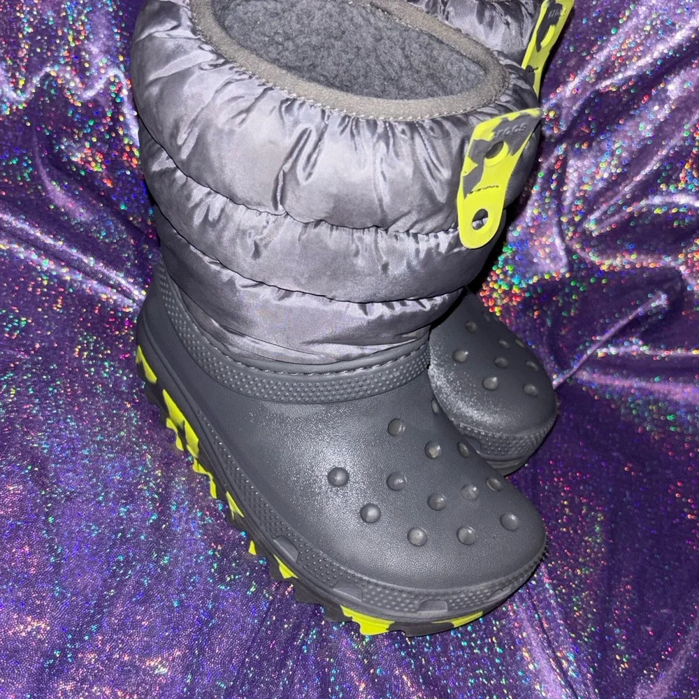 Toddler Puff Croc Boots